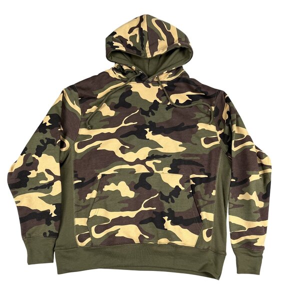 Rothco Military Tactical Mens Woodland Camo Hoodie Sz Large - Picture 1 of 6